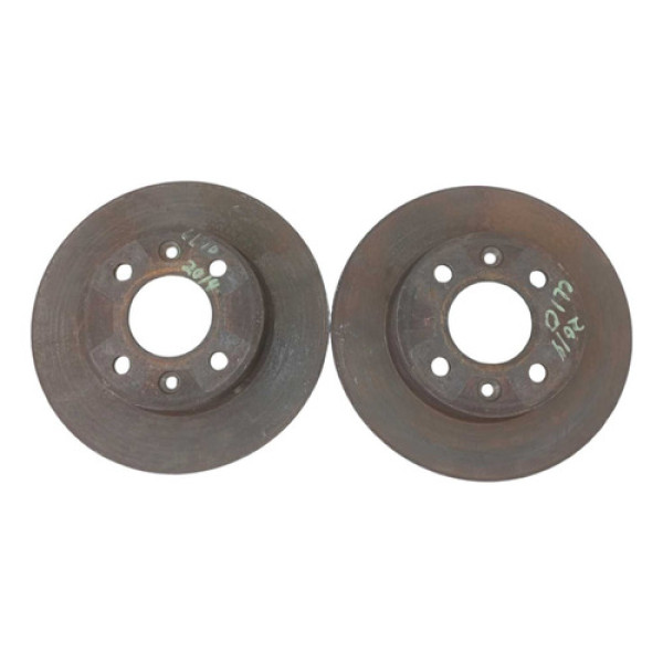 Par Disco Freio Solido Renault Clio 2012 A 2016