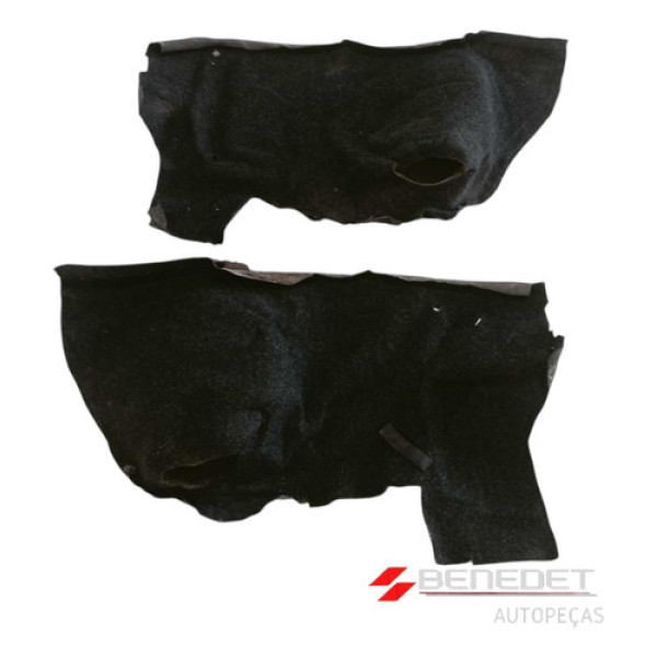 Par Carpete Porta-malas Vw Pointer Forração Lateral 