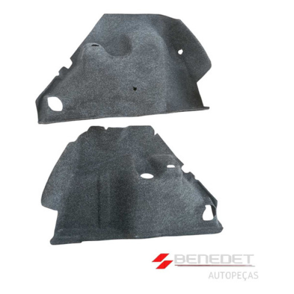 Par De Carpete Lateral Porta Mala Renault Clio Hatch 
