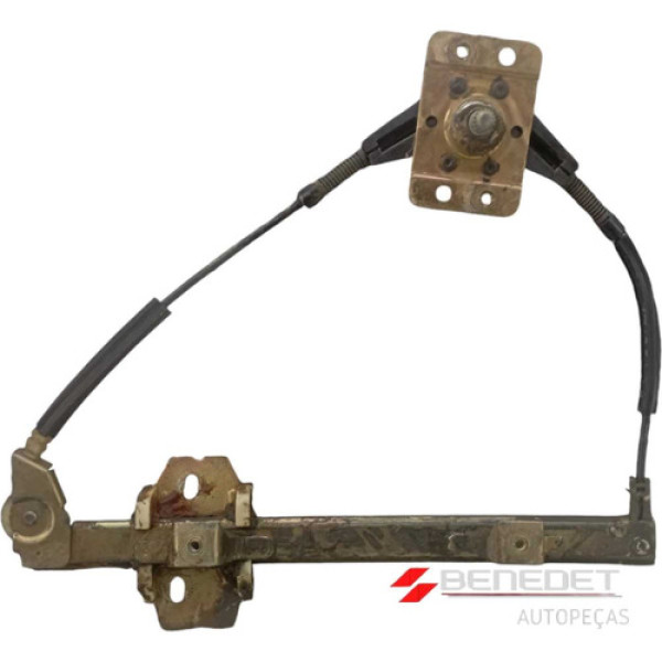 Máquina Vidro Manual Traseiro Esquerdo Fiat Uno Mille