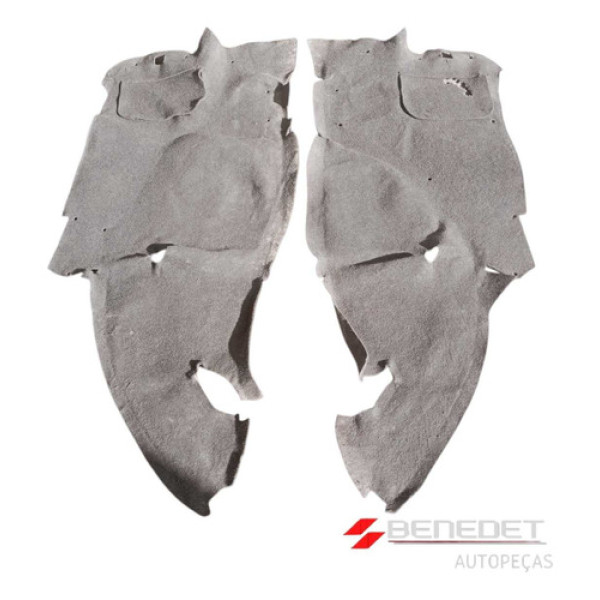 Par De Forro Lateral Porta-malas Gm Kadett Carpete C/detalhe