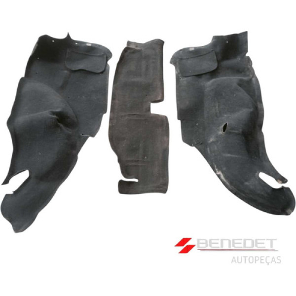 Jogo De Carpete Tapete Lateral Do Porta Malas Gm Kadett