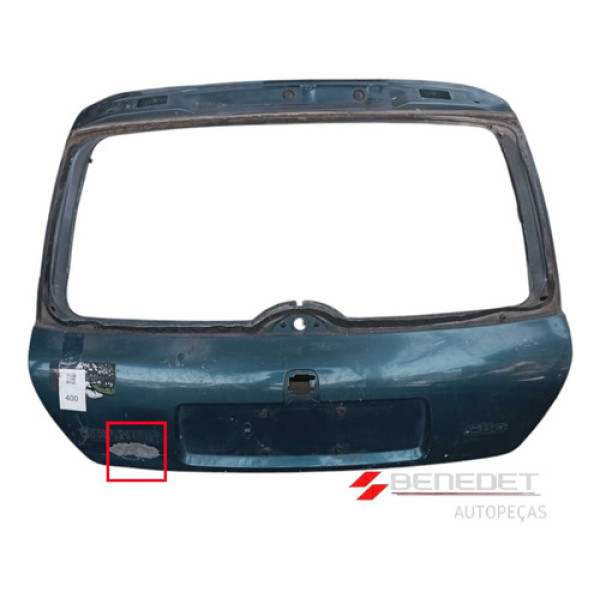 Tampa Traseira Renault Clio 99 Ate 06 Com Detalhe Porta Mala