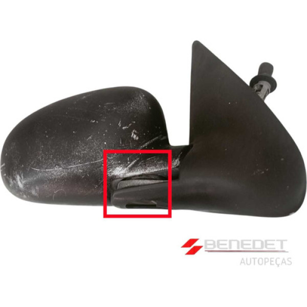 Retrovisor Direito Manual Gol G2 2 Portas Metagal C/detalhes