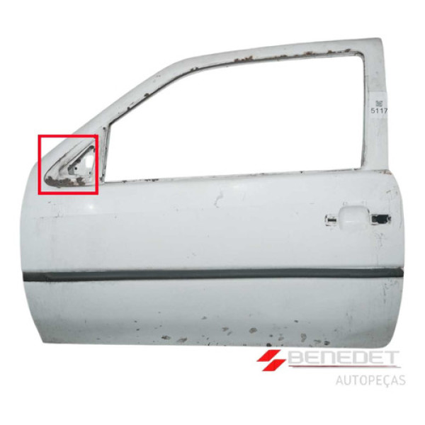 Porta Vw Gol Parati Bola G2 G3 Dianteira Esq. 2p C/detalhes