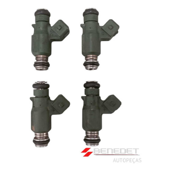 Kit 4 Bico Injetor Onix Prisma 1.4 Flex Delphi 24578820