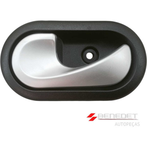 Maçaneta Interna Lado Esquerdo Logan Sandero Prata 07/13