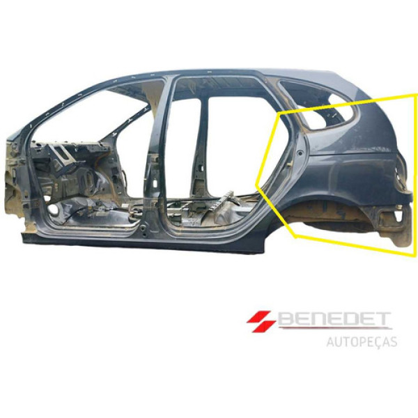 Recorte Da Lateral Traseira Esquerda Renault Scenic Todas