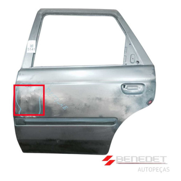 Porta Vw Pointer Traseira Esquerda Com Detalhes