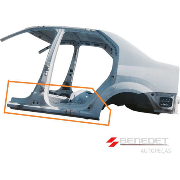 Retalho Recorte Caixa De Ar Lado Esquerdo Logan 08 A 13