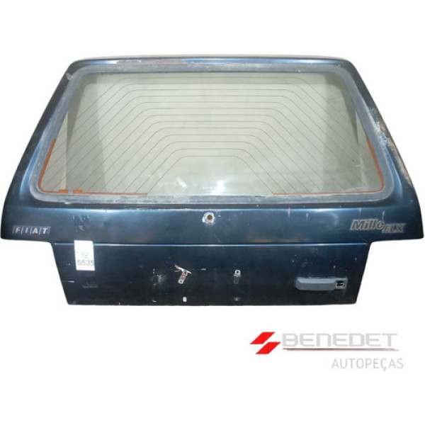 Tampa Traseira Fiat Uno Mille Com Vidro Detalhes Porta Malas