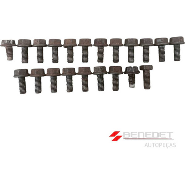 Jogo 21 Parafusos Fixação Do Carter Gol Mi 1.0 8v 1997/2004
