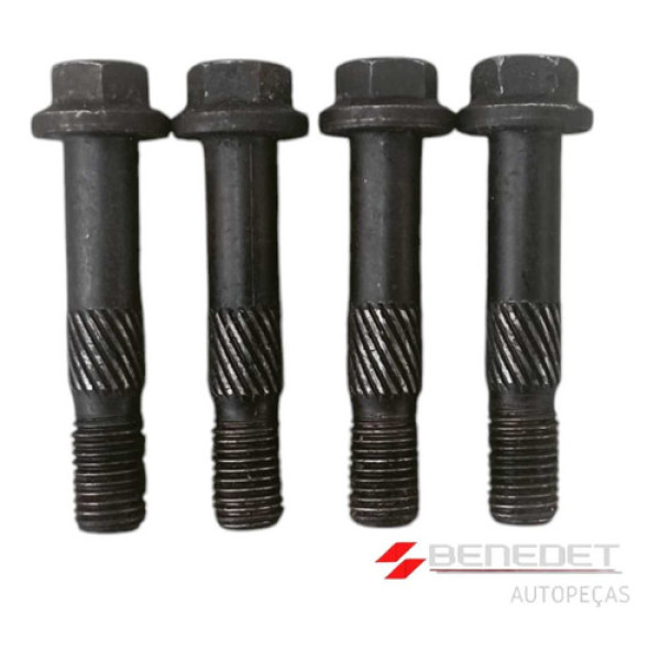 4 Parafusos De Biela Pistão Renault 1.0 8v 16v Clio Sandero 