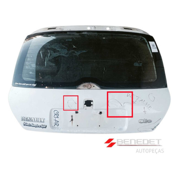 Tampa Traseira Porta Malas Renault Clio C/detalhes 00 A 05
