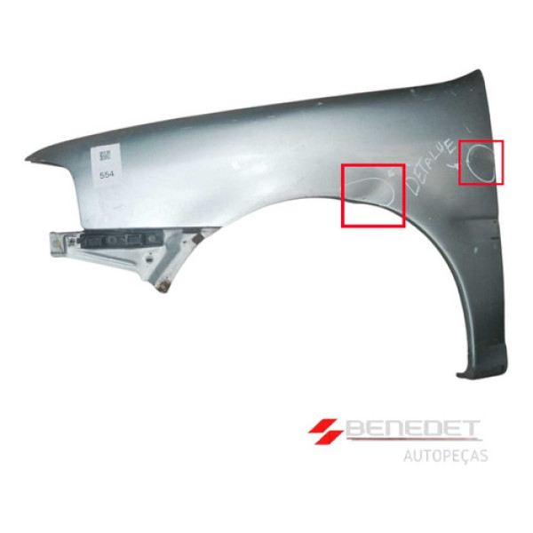 Paralamas Vw Gol Saveiro Parati G3 Lado Esquerdo C/detalhes