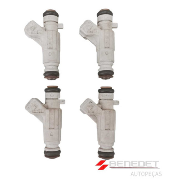 Kit 4 Bico Injetor Renault Clio 1.0 16v Flex 13/16 280157137