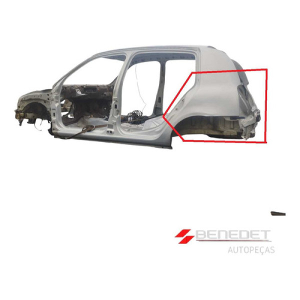 Recorte Traseira Baixa Renault Clio 4 Portas 2000 A 2016 