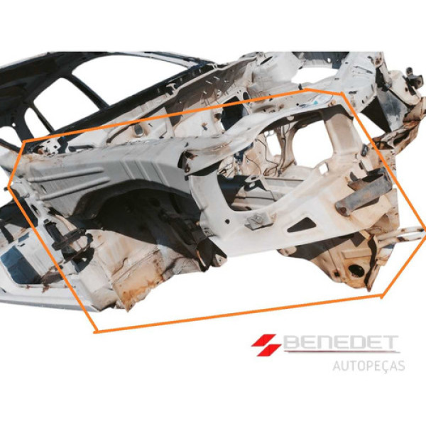 Retalho Recorte Ponta Da Longarina Direita Gm Corsa 94 A 03 