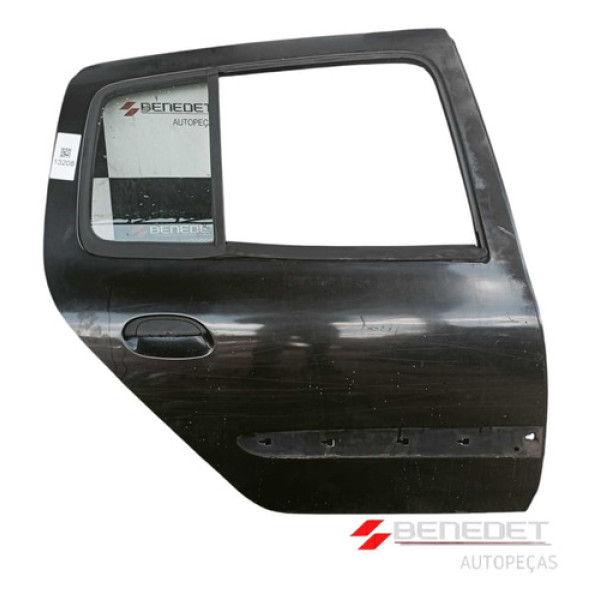 Porta Traseira Direita Renault Clio 2000 A 2012 - Preta