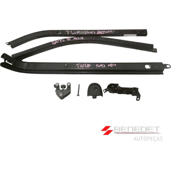 Jogo De Trilho Porta Lateral Correr Kangoo 00 A 18 Conjunto