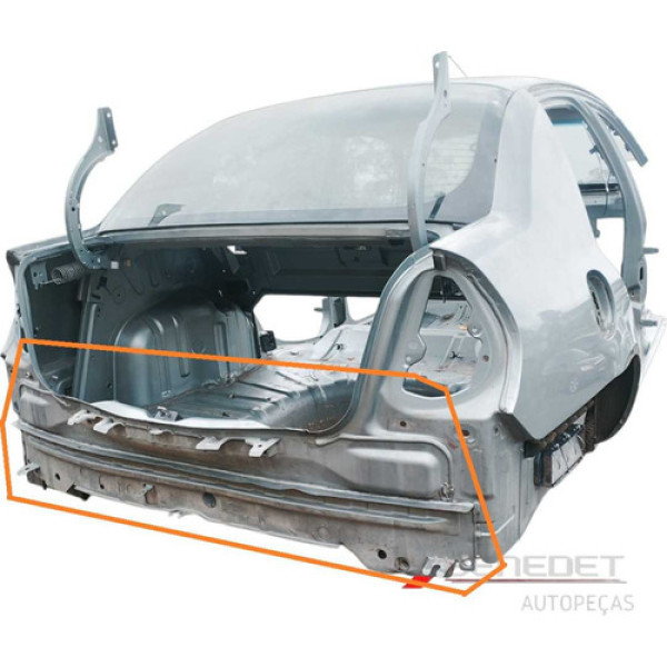 Recorte Do Painel Traseiro Renault Clio Sedan Todos Anos