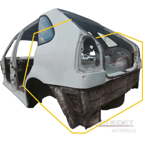 Recorte Do Traseirão Gol G2 Bola - 4 Portas - Traseira Baixa