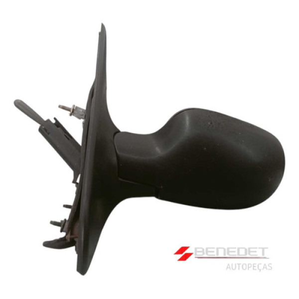 Retrovisor Esquerdo Manual C/detalhes Renault Clio 1999/2012