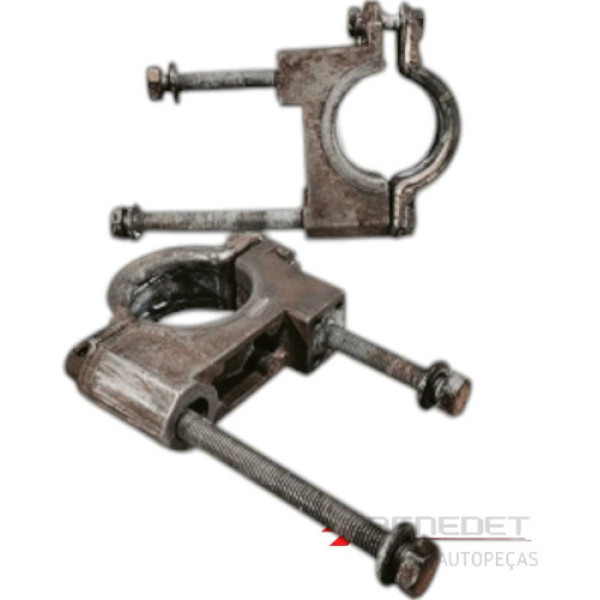 Par De Suporte + Parafuso Caixa Setor Hidráulica Kangoo Clio