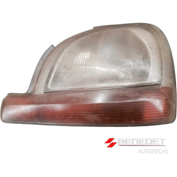 Farol Dianteiro Esquerdo Renault Kangoo 00 A 2007 Muito Feio