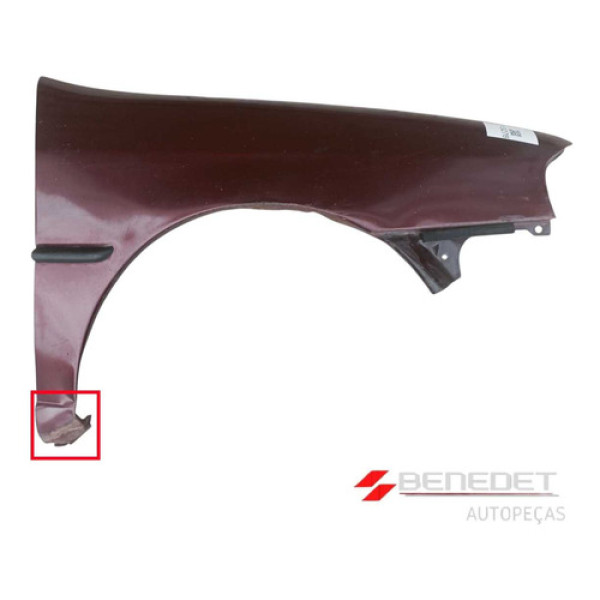 Paralama Dianteiro Direito Vw Gol Parati G2 Bola