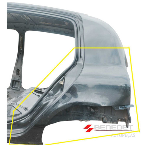 Recorte Lateral Traseira Esquerda Renault Clio 2015 2016 13