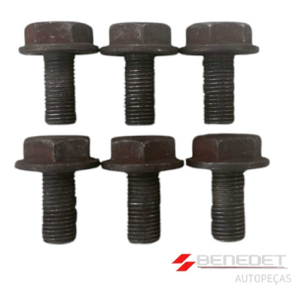 6 Parafusos Do Volante Do Motor Renault Clio 1.0 16v Gas.