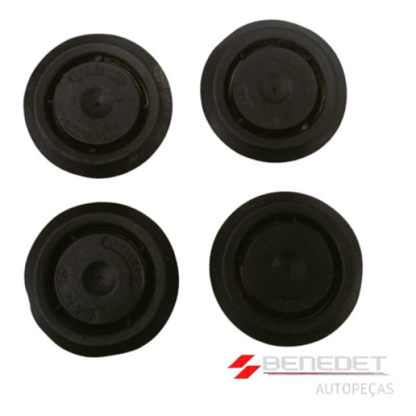 Jogo 4 Borrachas De Vedação Assoalho Renault Clio Banco