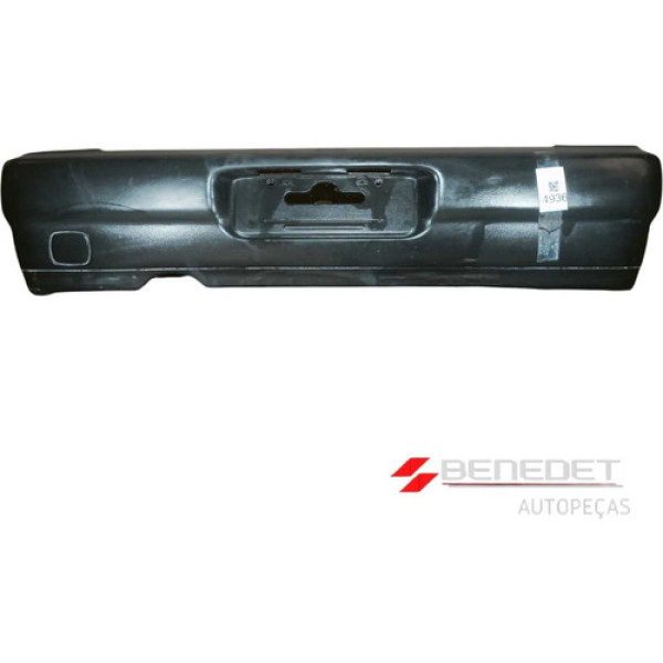 Para-choque Traseiro Gol G2 Bola Preto S/ Pintura 