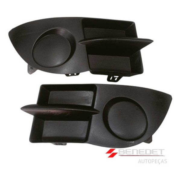 Par Moldura Grade De Milha Neblina Renault Clio 06/12