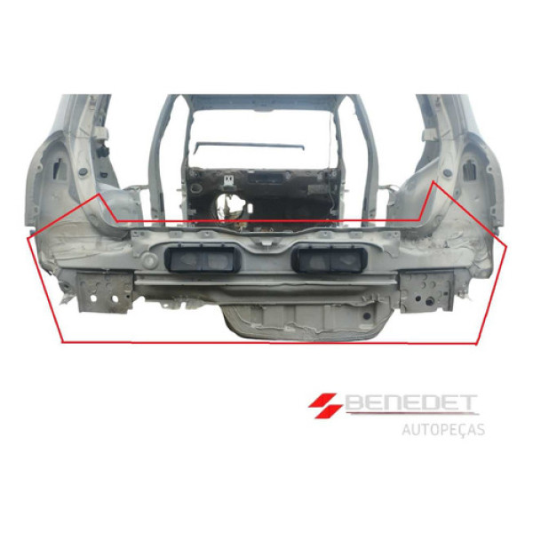 Recorte Do Painel Traseiro Renault Clio 2012 A 2016 