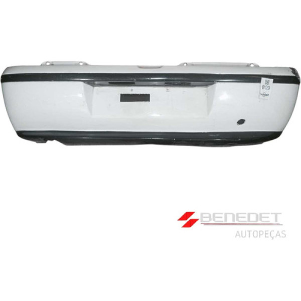 Para Choque Traseiro  Branco Palio 1996 Ate 2000  Paralelo