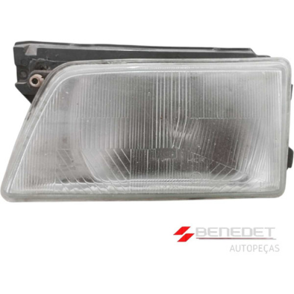 Farol Dianteiro Esquerdo Gm Kadett C/detalhes Cromado Ruim
