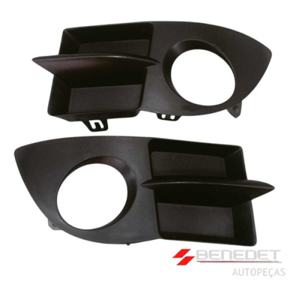 Par Moldura Do Farol De Milha Neblina Clio 06 A 12