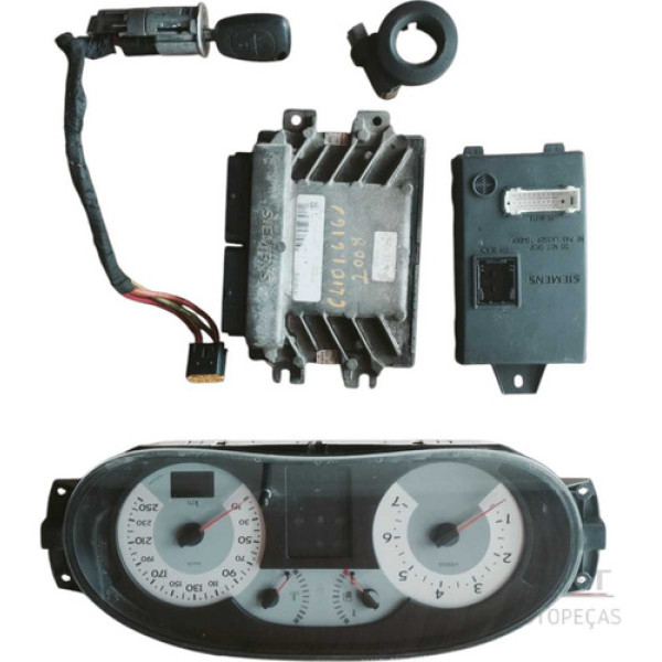Kit Cod Renault Clio 1.6 16v Flex 2008 K4m - Modulo Painel 
