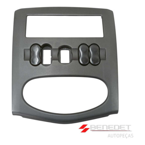 Moldura Painel Central Radio Renault Logan Sandero