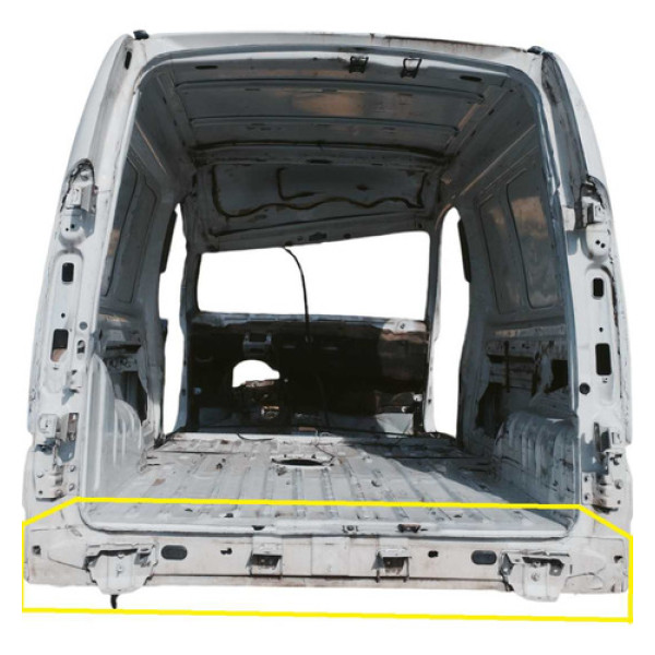 Recorte Painel Traseiro Renault Kangoo Furgão  