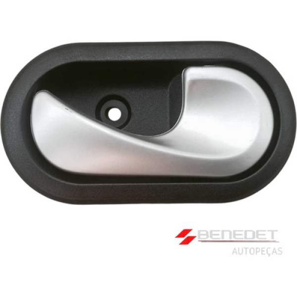 Maçaneta Interna Lado Direito Logan Sandero 07/13 Prata