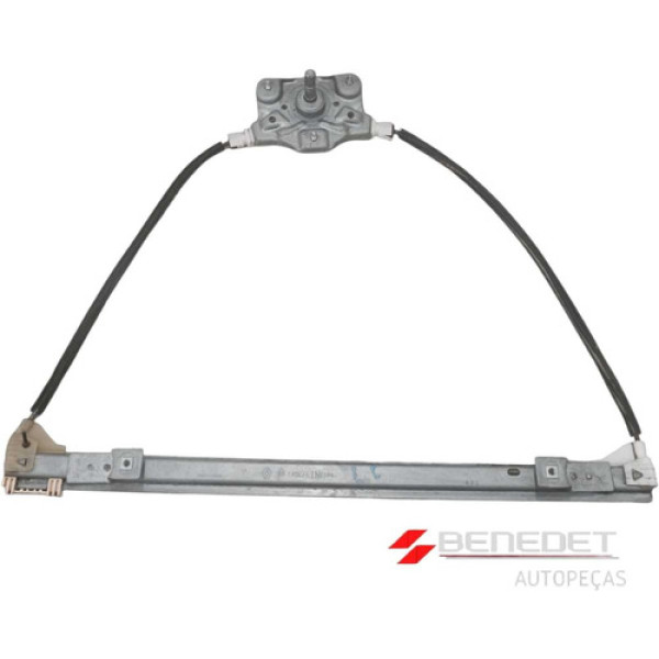 Maquina De Vidro Manual Dianteira Esquerda Clio 2 Portas