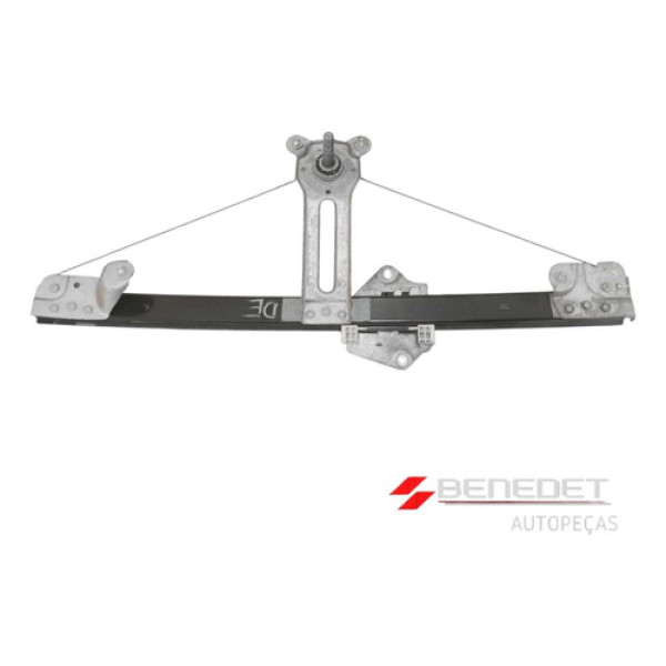 Máquina De Vidro Manual Dianteira Esquerda Logan 07 A 13