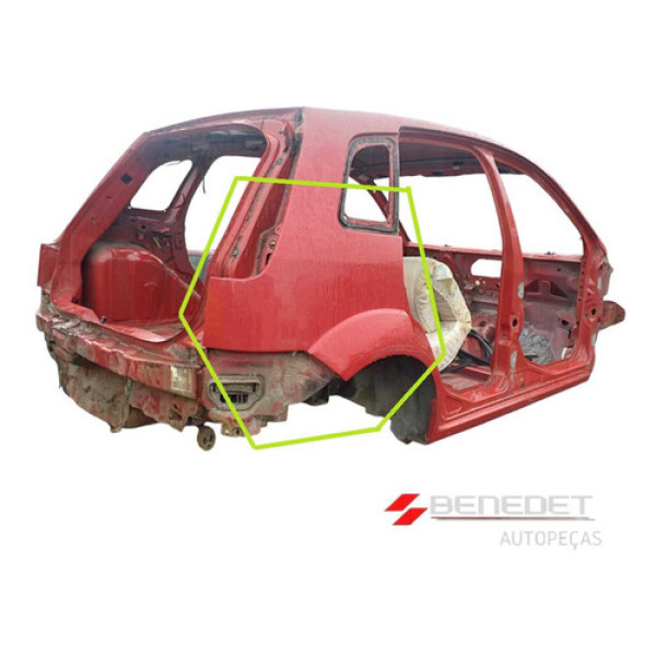 Recorte Da Lateral Traseira Direita Ford Fiesta 2003 A 2013