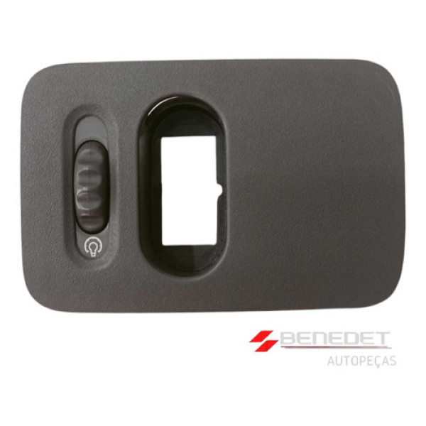 Moldura Botão Reostato Renault Clio Cinza