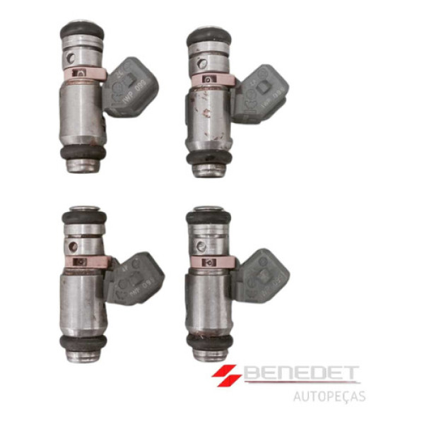 Kit 4 Bico Injetor Clio 1.0 16v Gas. Iwp099