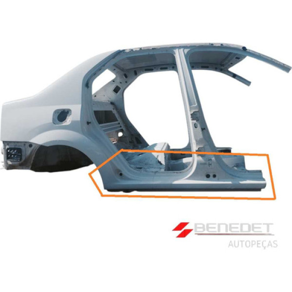 Retalho Recorte Caixa De Ar Ld Direito Renault Logan 07 A 13