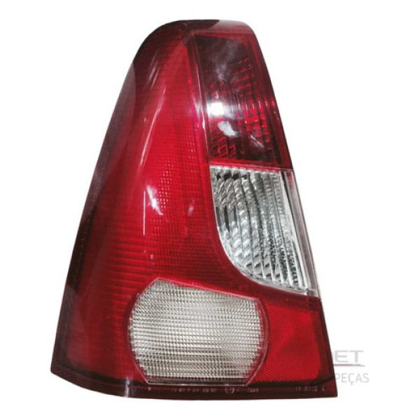 Lanterna  Logan 2007 A 2010 Traseira Esquerda C/detalhes